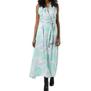 $298 Diesel Women’s D-Edina Long Dress Sleeveless Green Size S